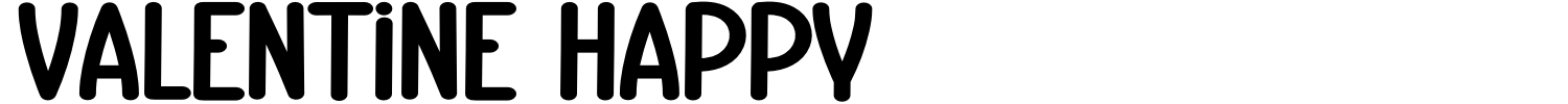 Valentine Happy Font preview
