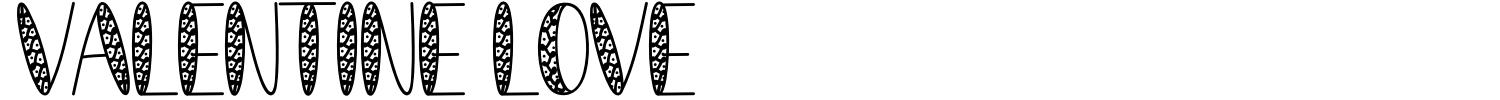 Valentine Love Font preview