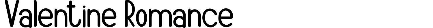 Valentine Romance Font preview