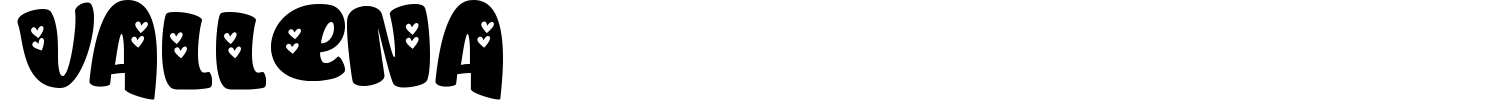Vallena Font preview