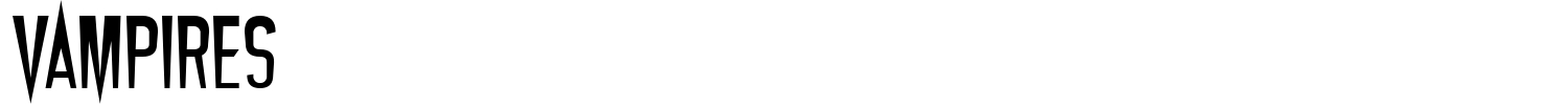 Vampires Font preview
