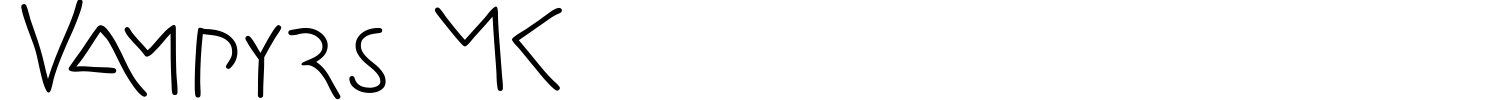 Vampyrs MK Font preview