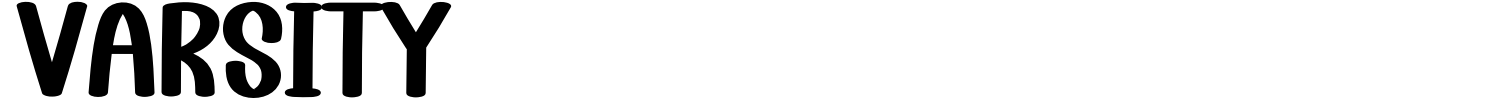 Varsity Font preview