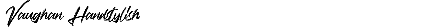 Vaughan Handstylish Font preview