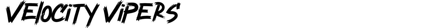 Velocity Vipers Font preview