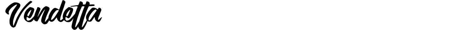 Vendetta Font preview