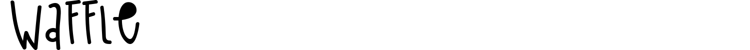 Waffle Font preview