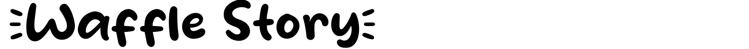 Waffle Story Font preview