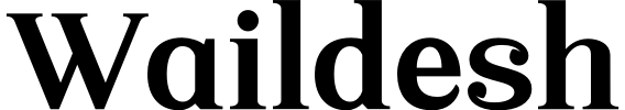 Waildesh Font preview