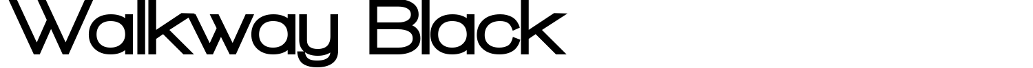 Walkway Black Font preview