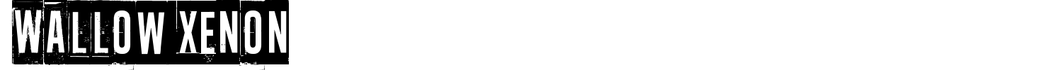Wallow Xenon Font preview