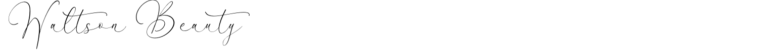 Waltson Beauty Font preview