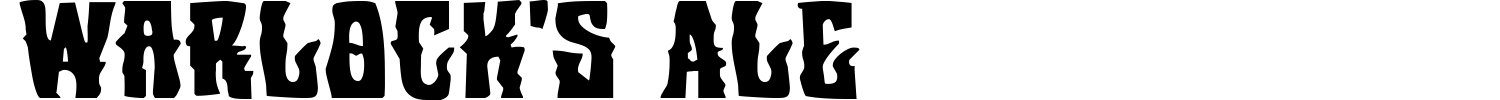 Warlock's Ale Font preview