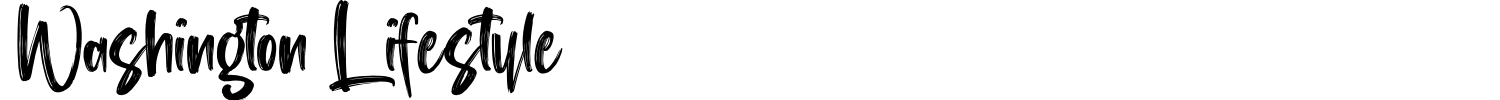 Washington Lifestyle Font preview