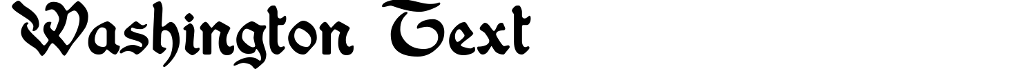 Washington Text Font preview