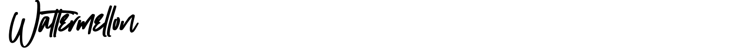 Wattermellon Font preview