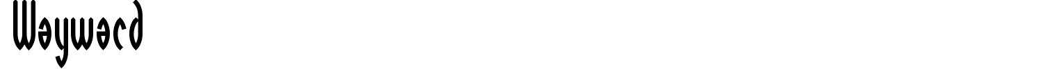 Wayward Font preview