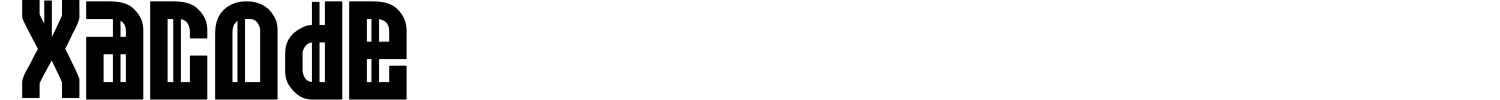 Xacode Font preview