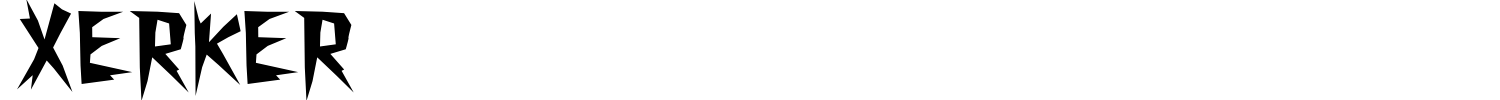 Xerker Font preview