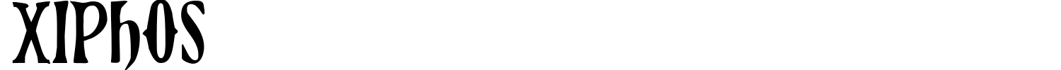 Xiphos Font preview