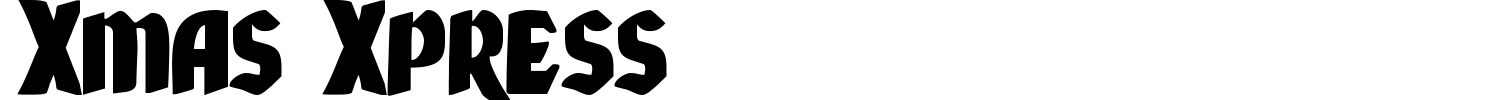 Xmas Xpress Font preview