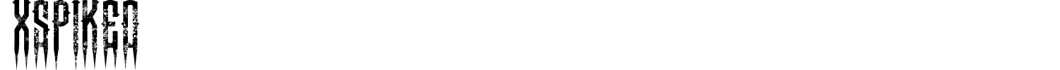 Xspiked Font preview