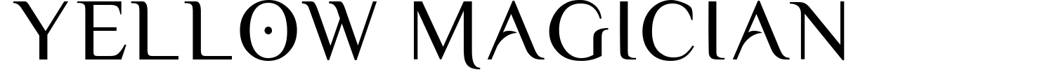 Yellow Magician Font preview