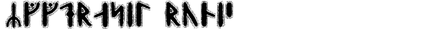 Yggdrasil Runic Font preview