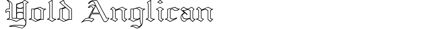 Yold Anglican Font preview