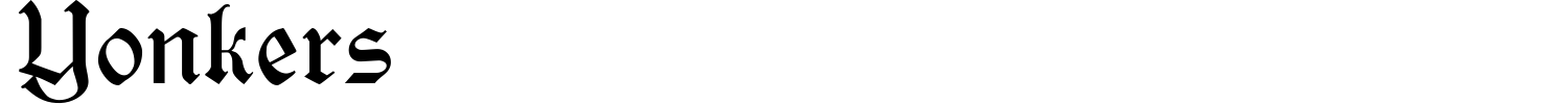 Yonkers Font preview