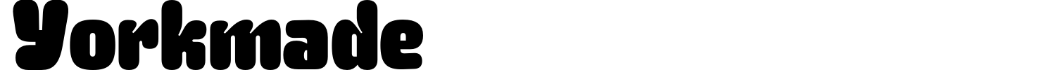 Yorkmade Font preview