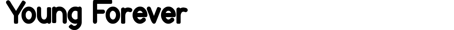 Young Forever Font preview