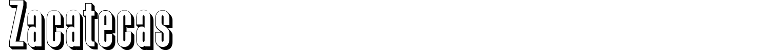 Zacatecas Font preview