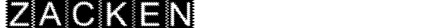Zacken Font preview