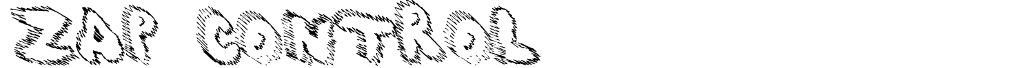 Zap Control Font preview