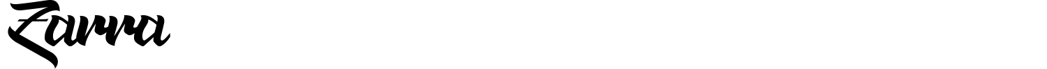 Zarra Font preview