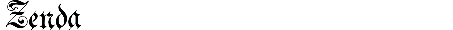Zenda Font preview