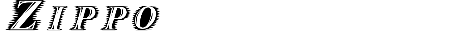 Zippo Font preview