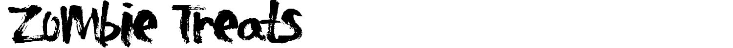 Zombie Treats Font preview