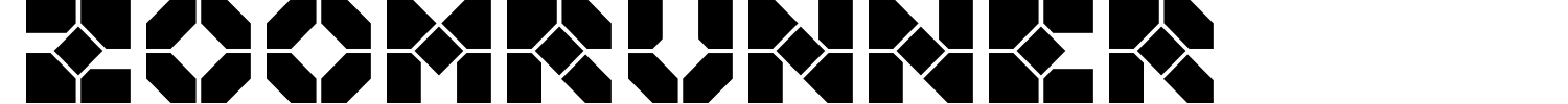 Zoomrunner Font preview