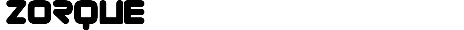 Zorque Font preview